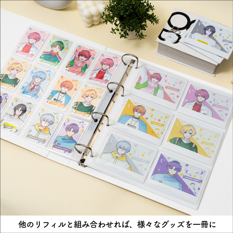 irelu（イレール）アルバムリフィル 6ポケット（両面） ワイドチェキ用