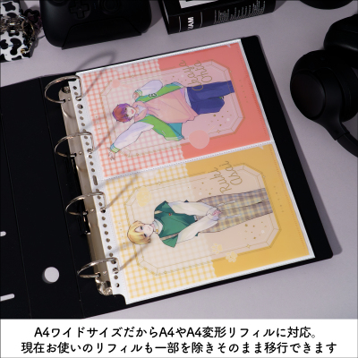 irelu(イレール)バインダー ブラック IRL-BD-Dの商品画像2枚目