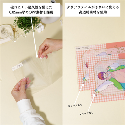 irelu(イレール)スリーブ A5クリアファイル用(横入れタイプ) IRL-SLV-14【ポスト投函1】の商品画像5枚目