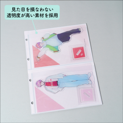 irelu（イレール）PVCリフィル　2ポケット　A4・4穴　2枚入　IRL-RF-A01【ポスト投函1】の商品画像5枚目