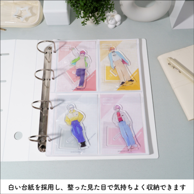 irelu（イレール）PVCリフィル　4ポケット　A4・4穴　2枚入　IRL-RF-A03【ポスト投函1】の商品画像7枚目