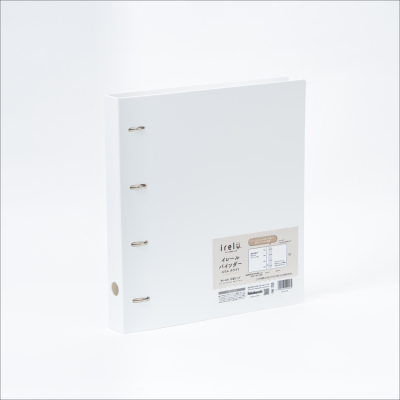 irelu（イレール） バインダー スリム　ホワイト IRL-BDS-Ｗの商品画像6枚目