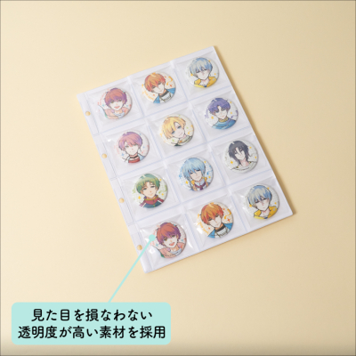 irelu（イレール） PVCリフィル　12ポケット　A4・4穴　2枚入　IRL-RF-A07の商品画像8枚目