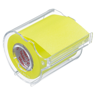 ヤマト　メモックロールテープ　蛍光カラー　レモン　RK-50CH-LE