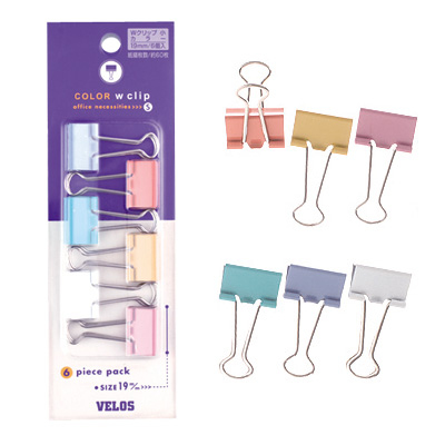 べロス 小 カラーWクリップ カラーMIX 6コ入