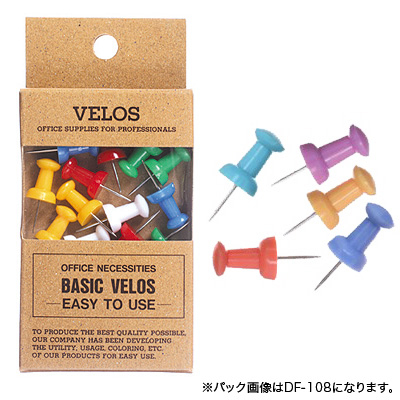 べロス ダルマ画鋲 パステル 15本