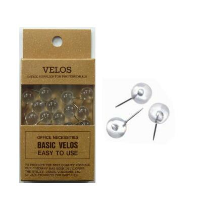 べロス マップ画鋲 透明 15本