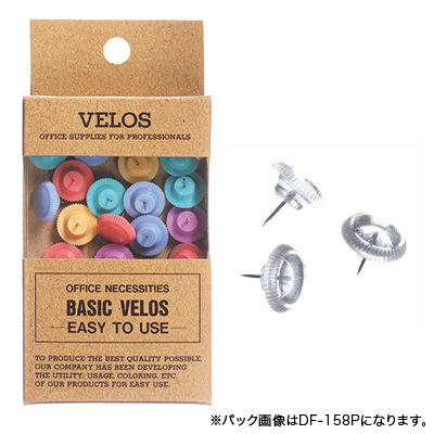 べロス カラー画鋲 透明 20本