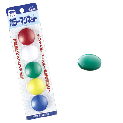 べロス カラーマグネット 30 緑 5コ