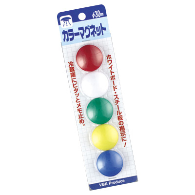 べロス カラーマグネット 30 ミックス 5コ