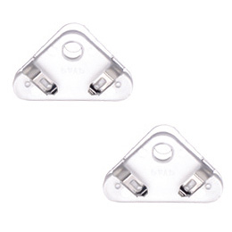 べロス 直角クリップ 2コ入 クリア