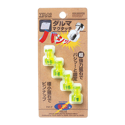 べロス ダルママグタッチ 4コ入 クリア グリーン