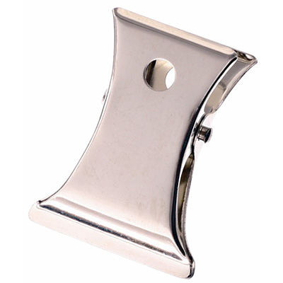 べロス 大 バチ型クリップ シルバー 1P