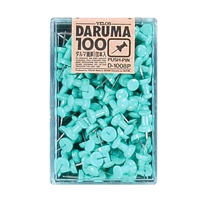 べロス ダルマ画鋲 100本入 あさぎ