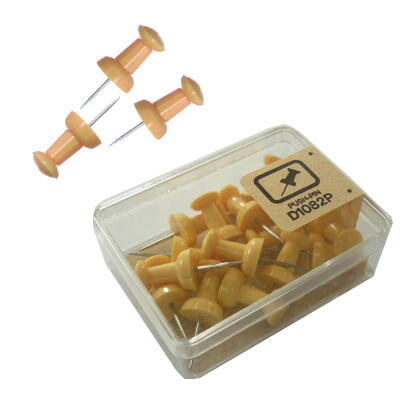 べロス ダルマ画鋲 15本入 パステル とうもろこし黄