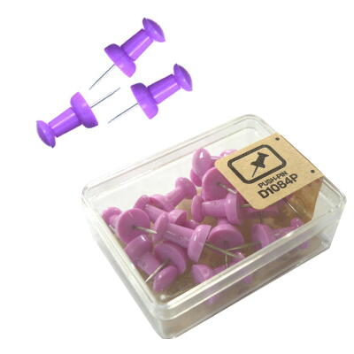 べロス ダルマ画鋲 15本入 パステル うす紫