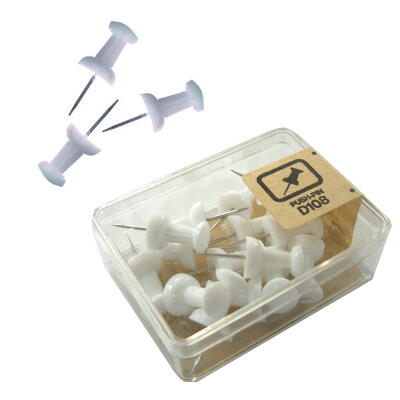 べロス ダルマ画鋲 15本入 白