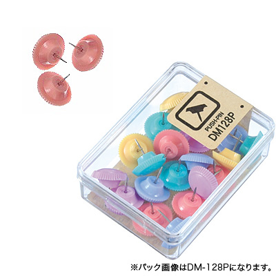 べロス カラー画鋲 20本入 うすピンク