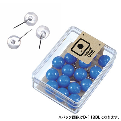 べロス マップ画鋲 15本入 透明