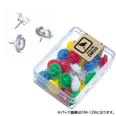 べロス カラー画鋲 20本入 透明