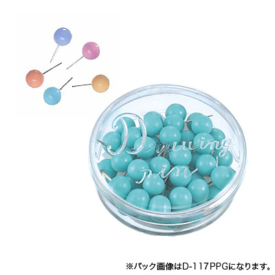 べロス 豆 マップ画鋲 45本入 パステルMIX