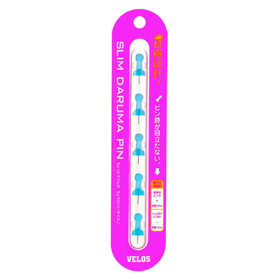 べロス スリムダルマピン クリアブルー 5本入