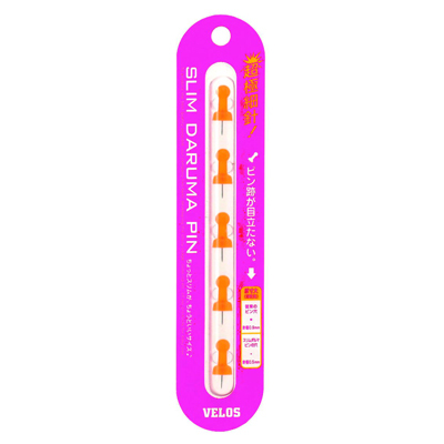 べロス スリムダルマピン クリアオレンジ 5本入