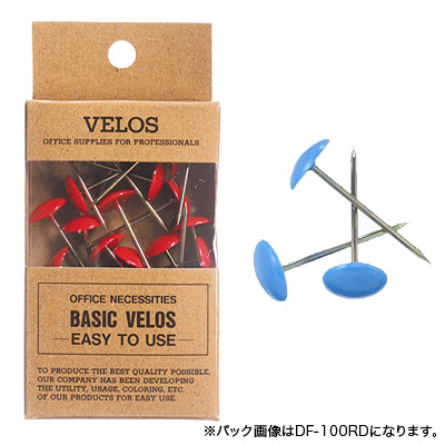 べロス カーペット画鋲 青 20本