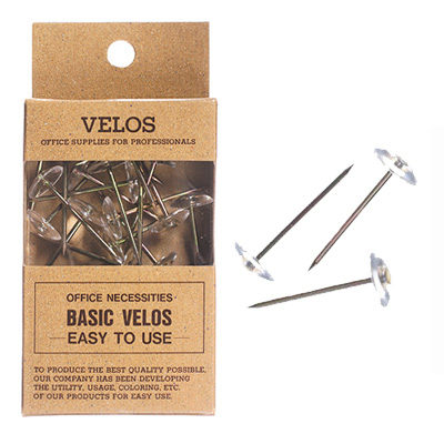 べロス カーペット画鋲 透明 20本入