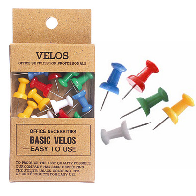 べロス ダルマ画鋲 ビビット 15本