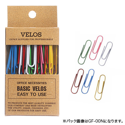 べロス カラーゼムクリップ 50本