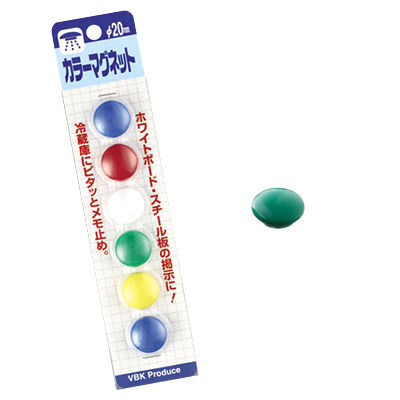 べロス カラーマグネット 20 緑 6コ