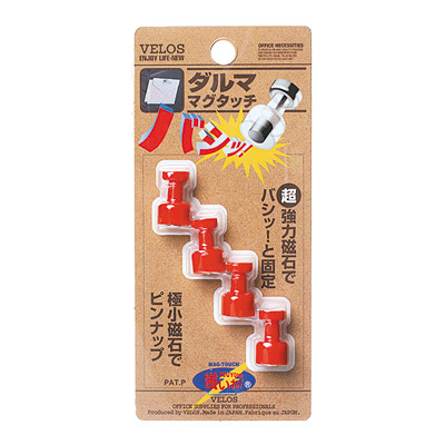 べロス ダルママグタッチ 4コ入 赤