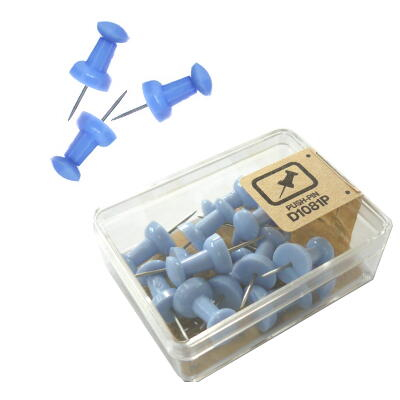 べロス ダルマ画鋲 15本入 パステル 青ふじ