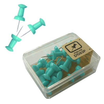 べロス ダルマ画鋲 15本入 パステル あさぎ