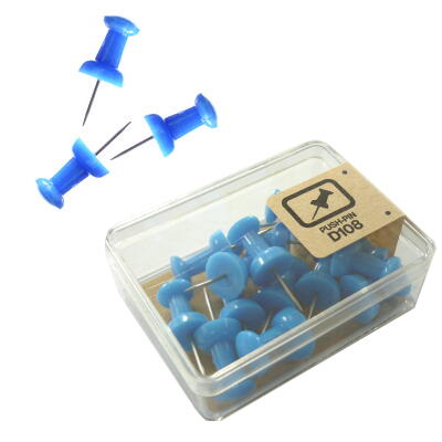 べロス ダルマ画鋲 15本入 青