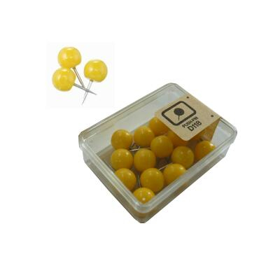 べロス マップ画鋲 15本入 黄