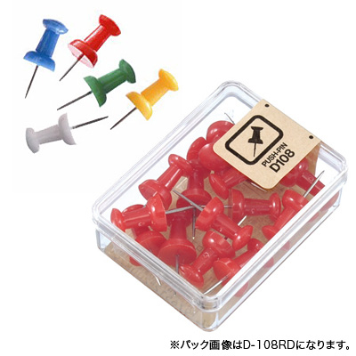 べロス ダルマ画鋲 15本入 ビビッドMIX