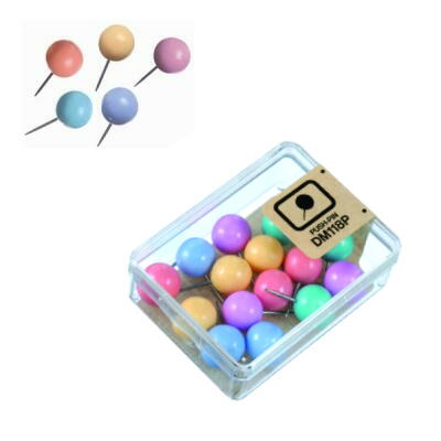 べロス マップ画鋲 15本入 パステルMIX