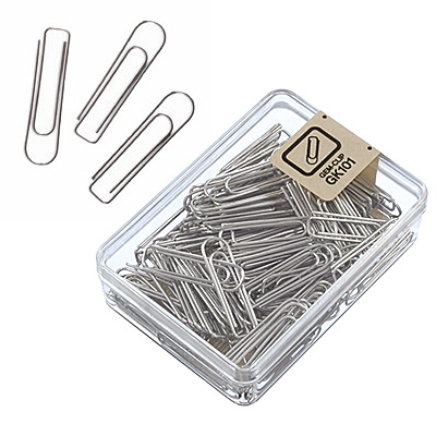 べロス 大 ゼムクリップ シルバー 50g(約110本入)