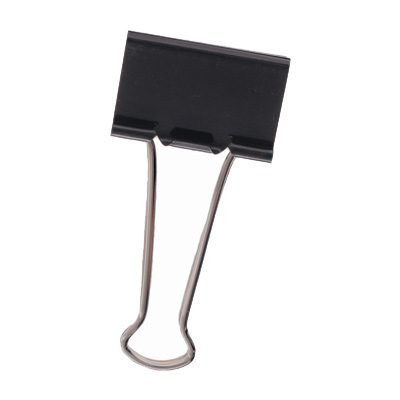 べロス 特大 Wクリップ 黒 1P