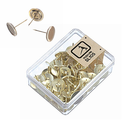 べロス ザロング画鋲 ゴールド 40本