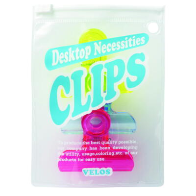 べロス 中　透けるトンクリップ　3コ入