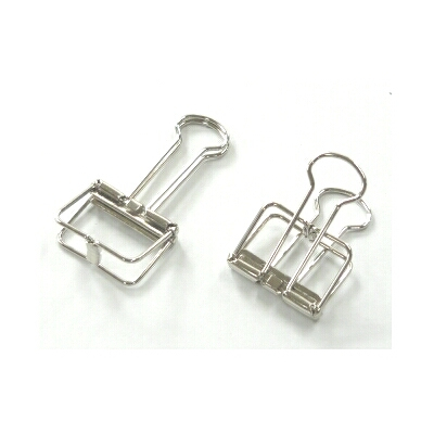 べロス 小 ワイヤーWクリップ シルバー 1P