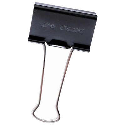 べロス 超特大  Wクリップ 黒 1P