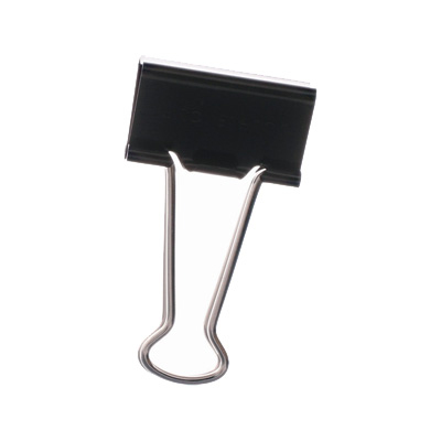 べロス 大 Wクリップ 黒 1P