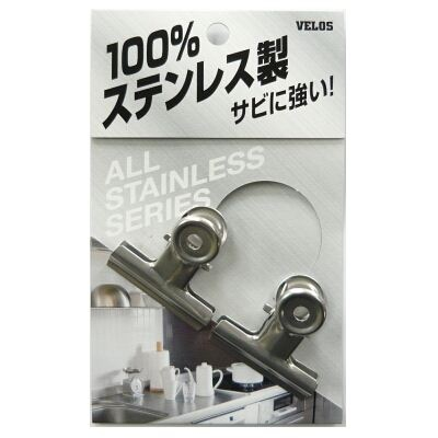 べロス 小 ステンレス目玉クリップ 2P