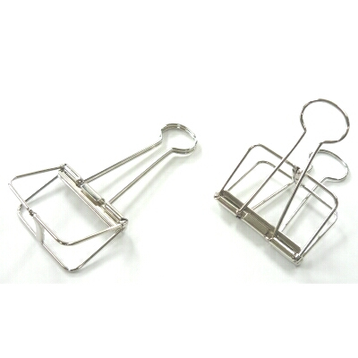 べロス 超特大 ワイヤーWクリップ シルバー 1P