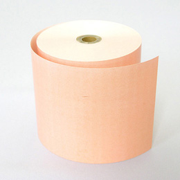 小林　カラーサーマルロール　オレンジ　(80mm)　20巻入