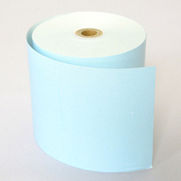 小林　カラーサーマルロール　青　(80mm)　8巻入